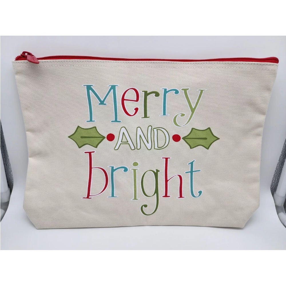 Merry and Bright Holiday Pouch